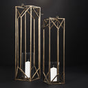 Mercana Ivy 8.3" x 8.3" x 29.7" Metal Lantern