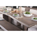 Mercana Konstantin 94" x 40" x 30" Solid Wood Dining Table