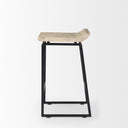 Mercana Givens 14" x 15.5" x 26" Metal Bar Stool