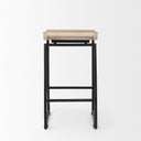 Mercana Givens 14" x 15.5" x 26" Metal Bar Stool