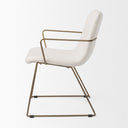 Mercana Sawyer 22.4" x 24.8" x 34.6" Metal Dining Chair
