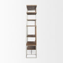 Mercana Morris 47.3" x 15" x 75.5" Solid Wood Wall Shelf