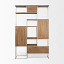 Mercana Morris 47.3" x 15" x 75.5" Solid Wood Wall Shelf