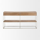 Mercana Morris 63" x 15" x 31" Wood Console Table