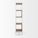 Mercana Morris 20" x 15" x 71" Solid Wood Wall Shelf