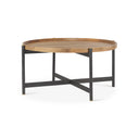 Mercana Marquisa 34.3" x 34.3" x 16.5" Solid Wood Coffee Table