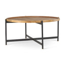Mercana Marquisa 42" x 42" x 19" Solid Wood Coffee Table