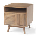 Mercana Sable 19" x 19" x 21" Solid Wood Side Table
