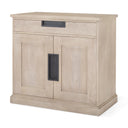 Mercana Braxton 33.5" x 18.5" x 31.5" Solid Wood Accent Cabinet