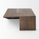 Mercana West 55" x 14" x 32" Solid Wood Coffee Table