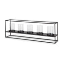 Mercana Cindy 27" x 4.9" x 9.1" Metal Candle Holder