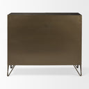 Mercana Pandora 36.8" x 16.3" x 29.9" Iron Accent Cabinet