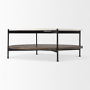 Mercana Larkin 43.5" x 43.5" x 16" Wood Coffee Table