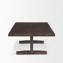 Mercana Viktor 55" x 30" x 17" Solid Wood Coffee Table