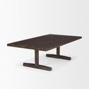 Mercana Viktor 55" x 30" x 17" Solid Wood Coffee Table