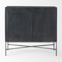 Mercana Hogarth 36" x 16" x 34" Iron,Solid Wood Accent Cabinet