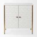Mercana Savannah 31.5" x 15.7" x 31.5" Iron Accent Cabinet