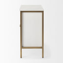 Mercana Savannah 31.5" x 15.7" x 31.5" Iron Accent Cabinet