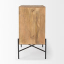 Mercana Cairo 36" x 19.5" x 36" Solid Wood Accent Cabinet