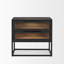 Mercana Sloan 28" x 17.5" x 26.3" Metal Side Table