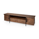 Mercana Maddox 75.5" x 18" x 20" Solid Wood Media Unit