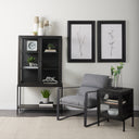 Mercana Arelius 20" x 18.8" x 26" Solid Wood Side Table