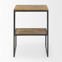 Mercana Ronin 16.1" x 16.1" x 21.1" Solid Wood Side Table