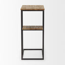 Mercana Ronin 18.5" x 11.4" x 25.2" Solid Wood Side Table