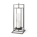 Mercana Albus 9.3" x 9.3" x 23.8" Metal Candle Holder