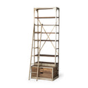 Mercana Brodie 32" x 22" x 94" Iron Wall Shelf