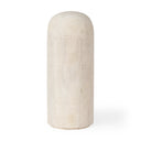 Mercana Knox 6" x 6" x 14" Solid Wood Decorative Object