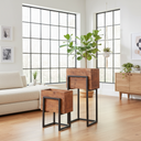 Mercana Jadine 15" x 12" x 30" Metal Pot