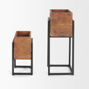 Mercana Jadine 15" x 12" x 30" Metal Pot