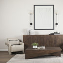 Mercana West 82" x 18" x 34" Solid Wood Sideboard