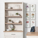 Mercana Fairview 39" x 17" x 90" Solid Wood Wall Shelf