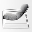 Mercana Guilia 26.8" x 34.9" x 30" Metal Side Chair