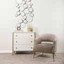 Mercana Savannah 31.9" x 15.9" x 31.5" Iron Accent Cabinet