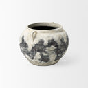 Mercana Boscia 20.1" x 20.1" x 15" Ceramic Floor Vase