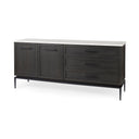 Mercana Divina 71" x 18.5" x 32" Solid Wood Sideboard