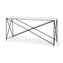 Mercana Lorlei 59" x 16" x 28.5" Iron Console Table