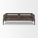 Mercana Arelius 49.5" x 29" x 15" Solid Wood Coffee Table