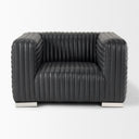 Mercana Ricciardo 45.3" x 38.2" x 26.4" Leather Arm Chair