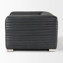 Mercana Ricciardo 45.3" x 38.2" x 26.4" Leather Arm Chair