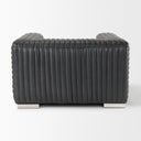 Mercana Ricciardo 45.3" x 38.2" x 26.4" Leather Arm Chair