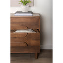 Mercana Astrid 36" x 17" x 30.3" Solid Wood Accent Cabinet