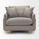 Mercana Roy 43.3" x 41.7" x 33.1" Arm Chair