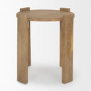 Mercana Evelyn 20" x 20" x 22" Solid Wood Side Table