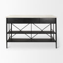 Mercana Amika 62" x 34" x 36" Iron Kitchen Island