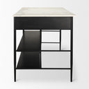 Mercana Amika 62" x 34" x 36" Iron Kitchen Island