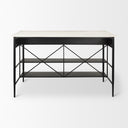 Mercana Amika 62" x 34" x 36" Iron Kitchen Island
